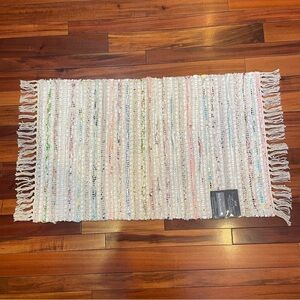 Chindi Hand Woven Rug NWT Middleton Home Collection Handcrafted  Boho Cottage